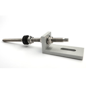 Vis de <span class=keywords><strong>fixation</strong></span> pour panneau solaire avec filetage <span class=keywords><strong>bois</strong></span> pour montage sur toit en tôle métallique SUS304 Crochets en L - Product Image 1