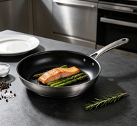 Poêle de cuisson en acier inoxydable pour la cuisine