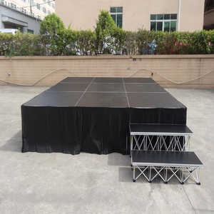 Quick setup outdoor portable <b>stage</b> wedding event telescopic <b>stage</b> - Product Image 1