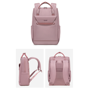 T045 Bolsa de Viaje para <span class=keywords><strong>Portátil</strong></span> de <span class=keywords><strong>14</strong></span> <span class=keywords><strong>Pulgadas</strong></span>, Impermeable, Extensible, de Poliéster, <span class=keywords><strong>Mochila</strong></span> para <span class=keywords><strong>Portátil</strong></span>, Informal, para <span class=keywords><strong>Mujer</strong></span>, Estudiante - Product Image 2
