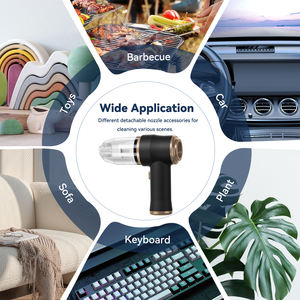 مكنسة كهربائية محمولة قوية لاسلكية للنفخ والشفط عالية القدرة متعددة الوظائف للسيارة والكمبيوتر المحمول - Product Image 4