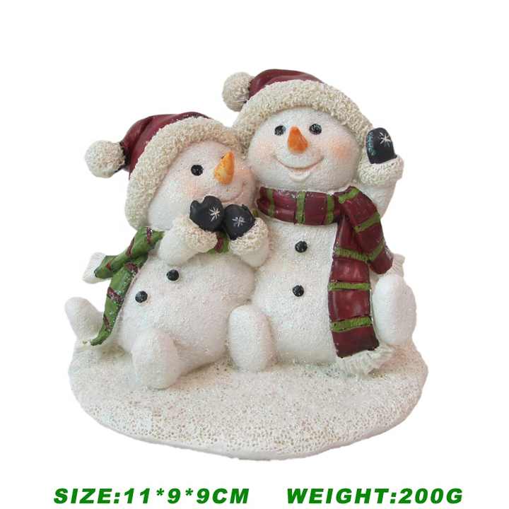 アメリカ雑貨 雪だるま 置物