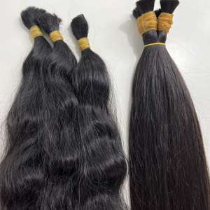 CDYHAIRVN Wholesale Premium Vietnamese Single Donor Raw Human Hair Extensions 8-40 Inch <b>Machine</b> Weft Natural Wavy - Product Image 3