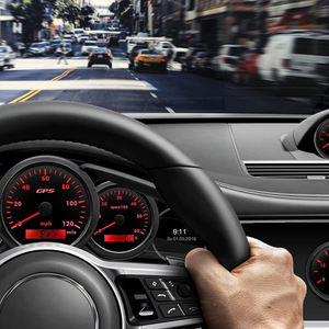 85mm 52mm Classic Series Red Needle Gauge Kit 6 Meter enthalten elektrischen Tachometer Drehzahl messer Wasser temperatur Volt - Product Image 4