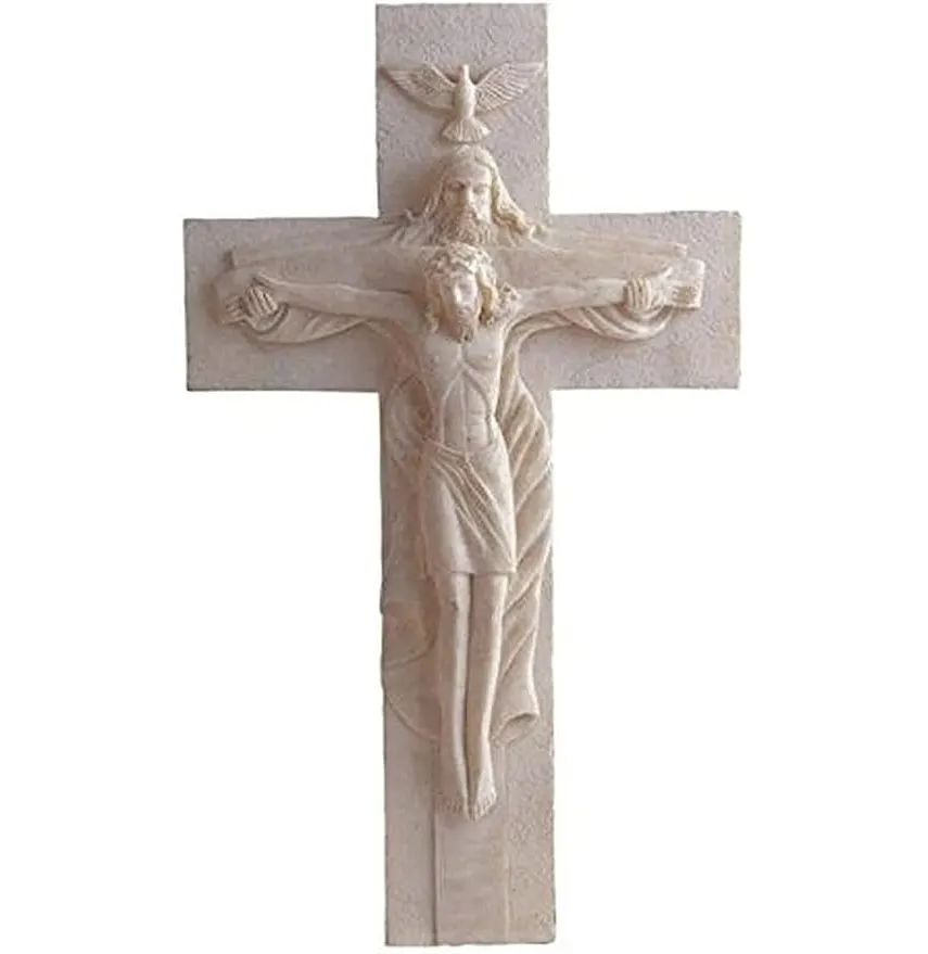 Top Grace Jesus Cross with God Holy Religious Crucifixion Wall Decoration