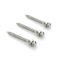 Mecanizado CNC Personalizado de Piezas Dentales de Titanio y Acero Inoxidable para Uso Médico y Ortopédico, Precisión de 0.002mm, Citizen Star Tsugami