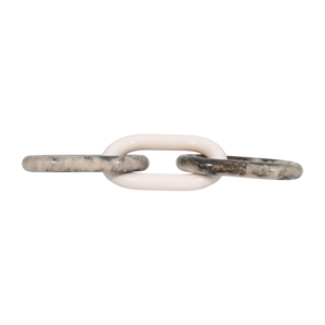 Catena decorativa in resina dal design moderno e sagomato per casa, ufficio, bagno, soggiorno, mensola o camino. - Product Image 4