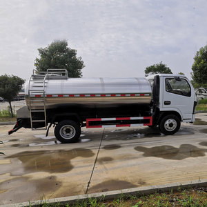 Nouveau camion de réservoir de lait de l'acier inoxydable 82HP de Dongfeng avec le camion-citerne de lait de la nourriture liquide 5cbm - Product Image 6