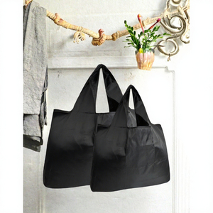 Custom Polyester Folding Shopping <b>Bag</b> Reusable Lightweight Grocery <b>Tote</b> <b>Bag</b> <b>With</b> Inner <b>Pocket</b> for Supermarket Travel - Product Image 3