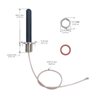 Antenne WiFi double bande TP Link 5G avec connecteur SMA, 2,4 GHz 5,8 GHz, étanche, pour communication extérieure