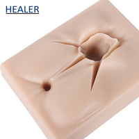 Almohadilla de entrenamiento de sutura, simulador de entrenamiento de sutura Vulva, modelo Vulva con 3 incisiones