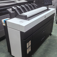 Imprimante jet d'encre grand format PageWide XL 3800 36' A1, reconditionnée pour traceur HP, adaptée aux affiches publicitaires et aux dessins CAO