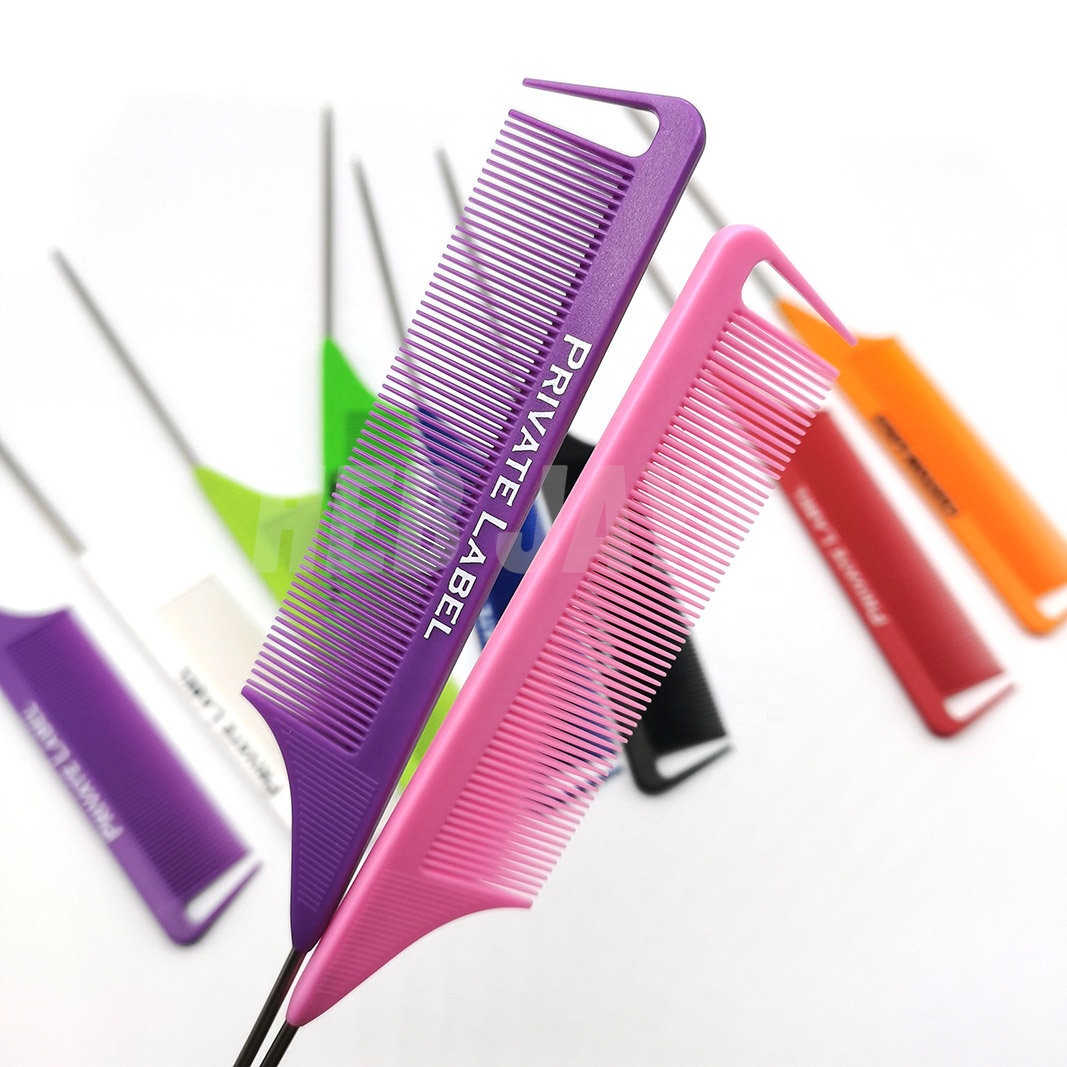 Профессиональный набор для парикмахерской с принтом, аксессуары для волос розового цвета с плетением, оптом