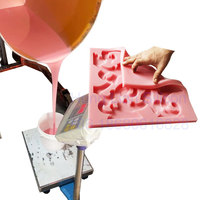 RTV2 Ornement en silicone liquide blanc Moule à carreaux 3D Moule en pierre artificielle Caoutchouc de silicone Faire brique Moule à glissement en pierre