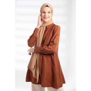 Chal de crepé - Color camel - Camel - Product Image 4