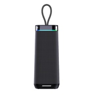 Haut-parleur sans fil portable étanche IPX-6 avec lumières RGB colorées, son stéréo Super Bass, 3000 mAh pour V5.4 30-60W, 5.4 FM
