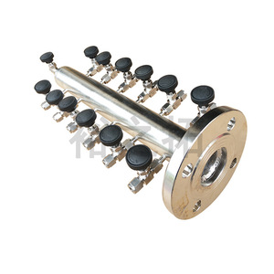 Stainless Steel Air Distribution Manifold Pipe With Multiple Outlets For Pneumatic Systems - Product Image 4