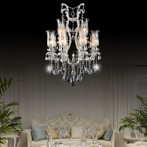 北欧豪华设计玛丽亚特蕾莎吊灯家庭酒店餐厅宴会发光玻璃蜡烛吊灯水晶装饰 - Product Image 4