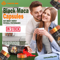 Vente en gros usine : Extrait de Maca Noire 20:1 en capsules 1000mg – Soutien quotidien pour l'endurance et la vitalité masculine – 90 gélules – Prêt à expédier