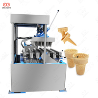 Cornet de crème glacée semi-automatique Oman Biscuit Cone Wafer faisant la machine à cornet de gâteau de crème glacée