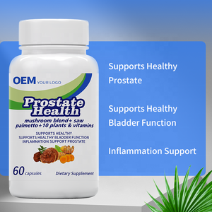 Capsules à base de plantes puissantes pour la prostate, marque privée OEM en gros, pour hommes, soutien de la prostate, santé des voies urinaires - Product Image 2