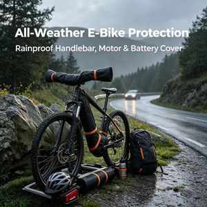 Housse et protège-câbles pour cadre de vélo électrique, en nylon imperméable, avec logo personnalisé, pour vélos de route et VTT - Product Image 4