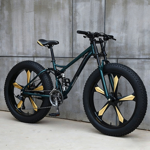 دراجة جبلية بإطار من الفولاذ عالي الكربون متعدد الألوان مع عجلات مقاس <span class=keywords><strong>26</strong></span> بوصة وإطارات 4.0 وفرامل قرصية، متوفرة بالجملة من المصنع - Product Image 4