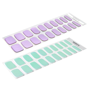 Gel Uv camaleón para uñas, envolturas de uñas artísticas, semicurado, pegatinas de esmalte de uñas con luz, precio de fábrica, novedad - Product Image 1