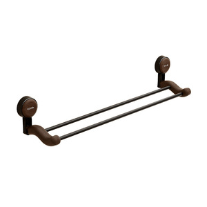 An Zhenya Double Layer Towel Rack 60 Cm <b>Suction</b> <b>Cup</b> Wall Mounted Bathroom Towel Bar With Ventilation Design - Product Image 2