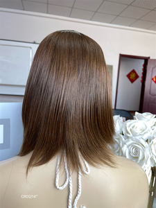 2025 nuevo diseño europeo cabello humano encaje superior pelucas seda superior peluca pelo eslavo solo nudo 5,0 para mujeres blancas - Product Image 4