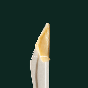 Cubiertos Desechables de Papel Blanco Biodegradables y Compostables de Grado Alimenticio para Cafetería, Hotel, Restaurante y Comida Rápida - Product Image 3