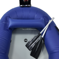 Bateau escargot gonflable en PVC Hailebao pour une personne, idéal pour la dérive, la pêche, les loisirs aquatiques et les rassemblements en piscine