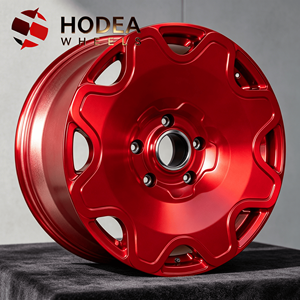 Jantes en alliage forgé de 18/19/20/21/22 pouces, rouge brillant, style rétro, grande taille, pour voitures européennes et japonaises, voitures vintage, pick-up, muscle car - Product Image 2