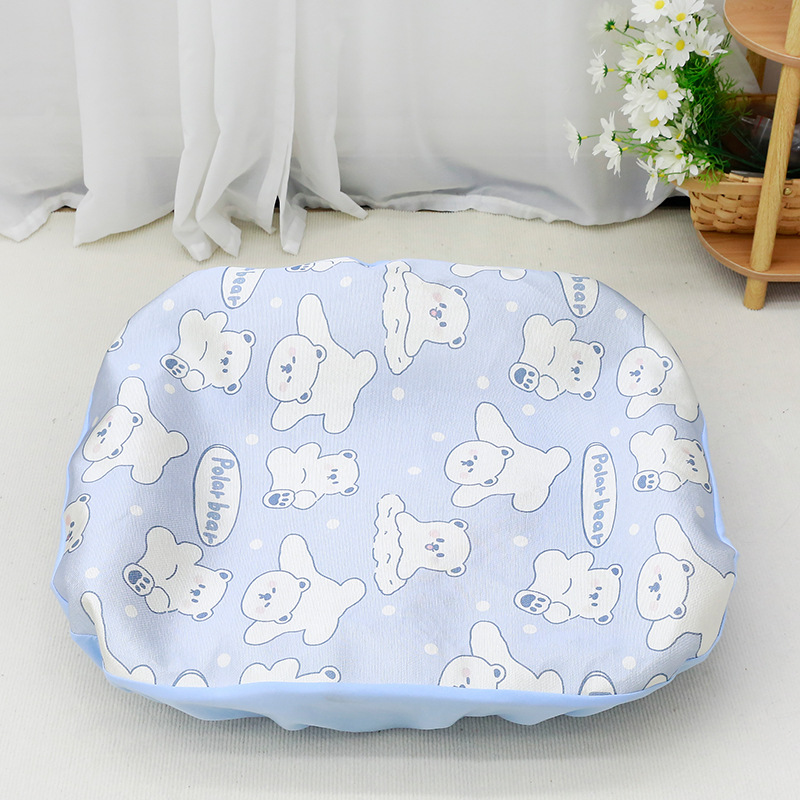 Funda para cama de perro - Azul seda hielo