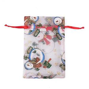 圣诞雪花明星欧根包圣诞老人麋鹿储物袋 - Product Image 5