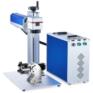 Bluetimes Split 20W 30W 50 Watt 100 Watt Raycus Fiber Laser Markering Machine Voor Roestvrij