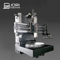 Tour à métaux vertical CNC robuste populaire, centre d'usinage vertical chinois avec tourelle à outils mobiles