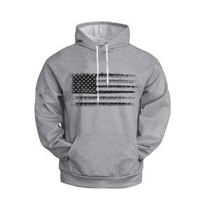Sweat à capuche léger drapeau américain pour hommes respirant à manches longues pull Gym Casual Wear - Product Image 6