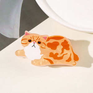 กิ๊บติดผมรูปแมวน่ารัก สไตล์นิช ดีไซน์เก๋ สำหรับเด็กผู้หญิง  แบบครึ่ง<span class=keywords><strong>หัว</strong></span>  วัสดุอะคริลิค - Product Image 3