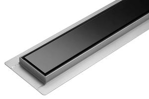 Aootan <span class=keywords><strong>horizontale</strong></span> sortie latérale en verre noir blanc siphon <span class=keywords><strong>de</strong></span> sol linéaire En Acier Inoxydable verres trempés insérer drain <span class=keywords><strong>de</strong></span> <span class=keywords><strong>douche</strong></span> - Product Image 2
