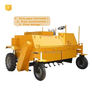 Gate Compost Turner For Skid Steer Compost Granule Making Machine Self-Propelled Compost Turner