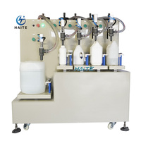 Remplisseur d'eau de Javel semi-automatique Agent chimique anti-corrosif nettoyant tambour bouteille machine de remplissage plastique liquide acide de chlore