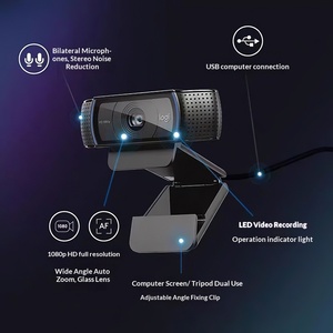 Caméra USB filaire 1920x1080 pour ordinateur C920E/C920 PRO, idéale pour le streaming en direct et les visioconférences – En stock - Product Image 2