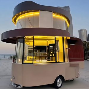 Nuevo Vehículo de Cocina Móvil RC, Remolque de Comida Vintage, Caravana Retro Citroën, Camión de Comida Rápida, Helados, Café, Hot Dogs, Bocadillos, Acero Inoxidable - Product Image 1