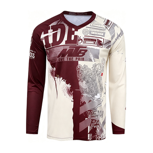 Abbigliamento Protettivo per Motocross Adulti con Logo Personalizzato Stampato, Estivo, Antivento, Traspirante, ad Asciugatura Rapida, 100% Poliestere, Taglie Grandi - Product Image 2