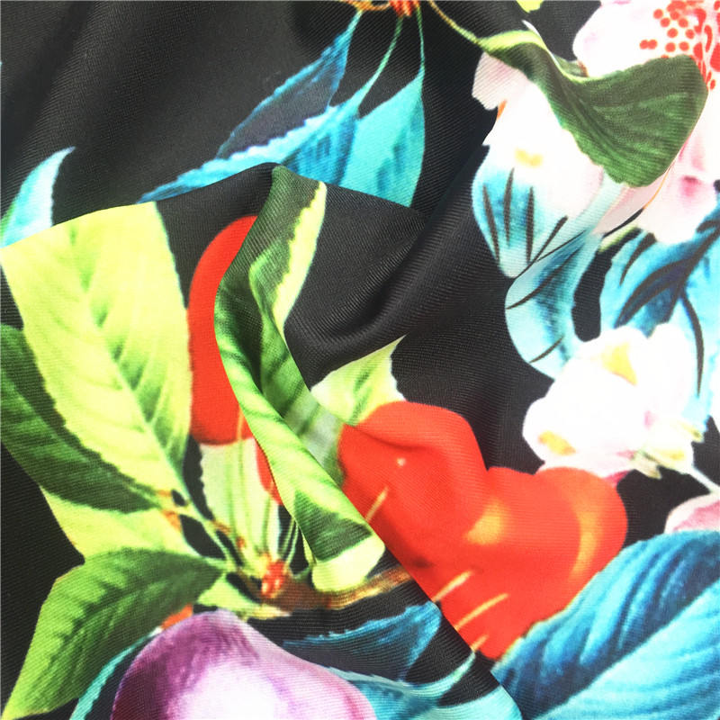 One-piece swimsuit colorful fruit printed swimsuit custom swimwear sexy bikini