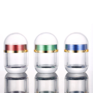 Nuevo diseño acrílico lujo bala forma píldora cápsula botella pequeña vitamina cápsula forma botella sin regordete - Product Image 2