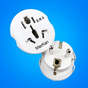 Prise murale MerKan 1 poste 240V 10A IP20 en verre trempé, style moderne blanc, avec 2 ports USB et 2 ports USB-C, commande tactile - Product Image 3