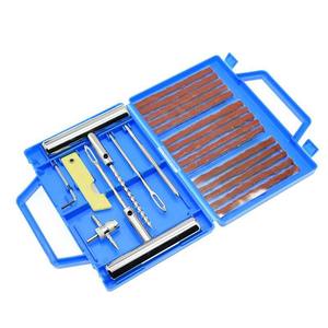 Kit de réparation de pneus de voiture 23 pièces le plus vendu pour les crevaisons, kit d'outils de réparation automobile, kit d'outils manuels de réparation à <span class=keywords><strong>domicile</strong></span> - Product Image 1