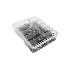 Hameçon de pêche avec trou 3-12 #   Matériel de pêche en rivière en métal haute résistance, 500 pièces, durable pour une utilisation en extérieur - Product Image 3